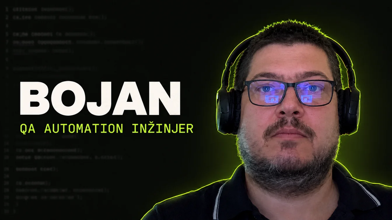 Bojan, QA automation inženjer