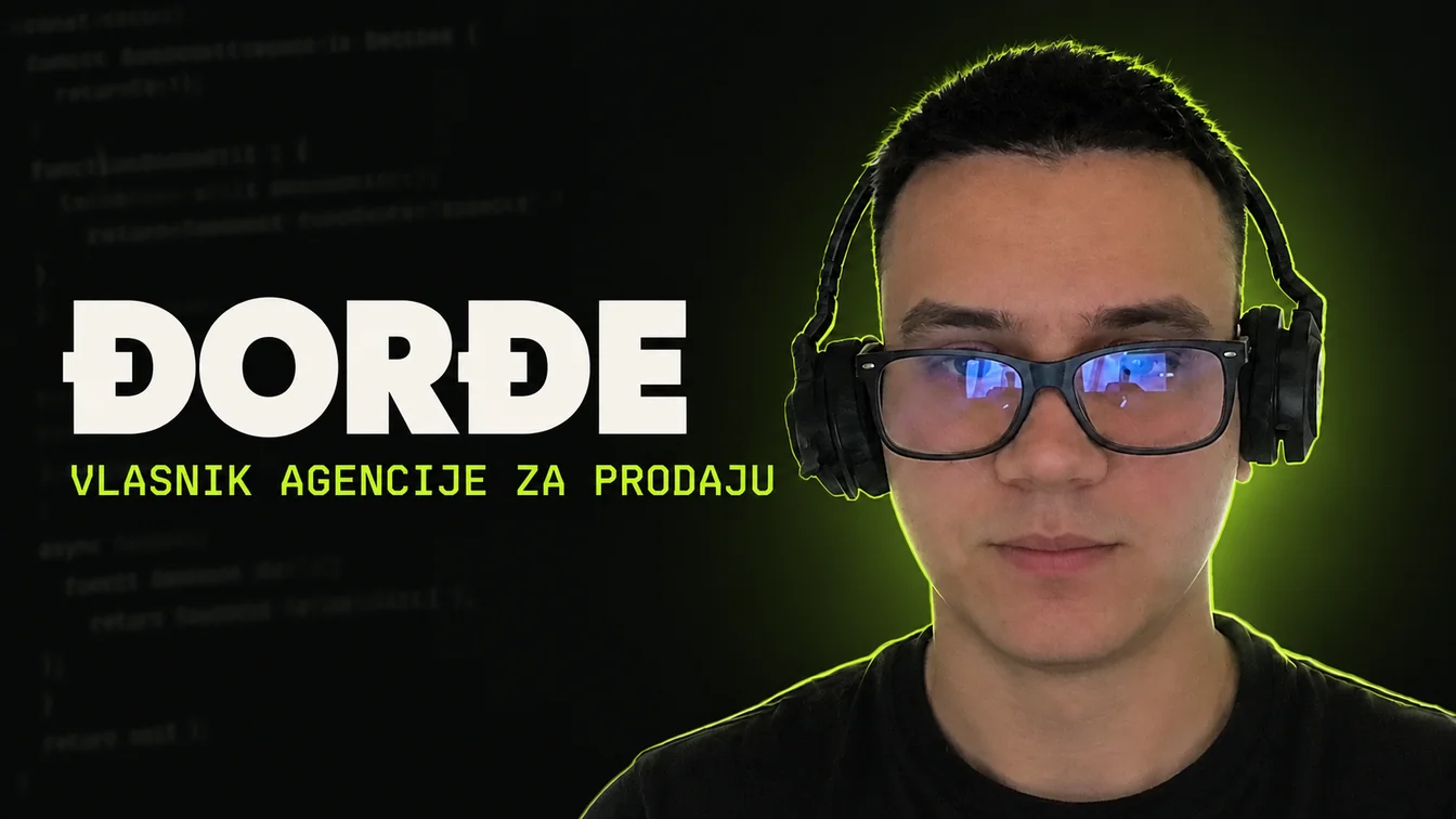 Đorđe, vlasnik agencije za prodaju