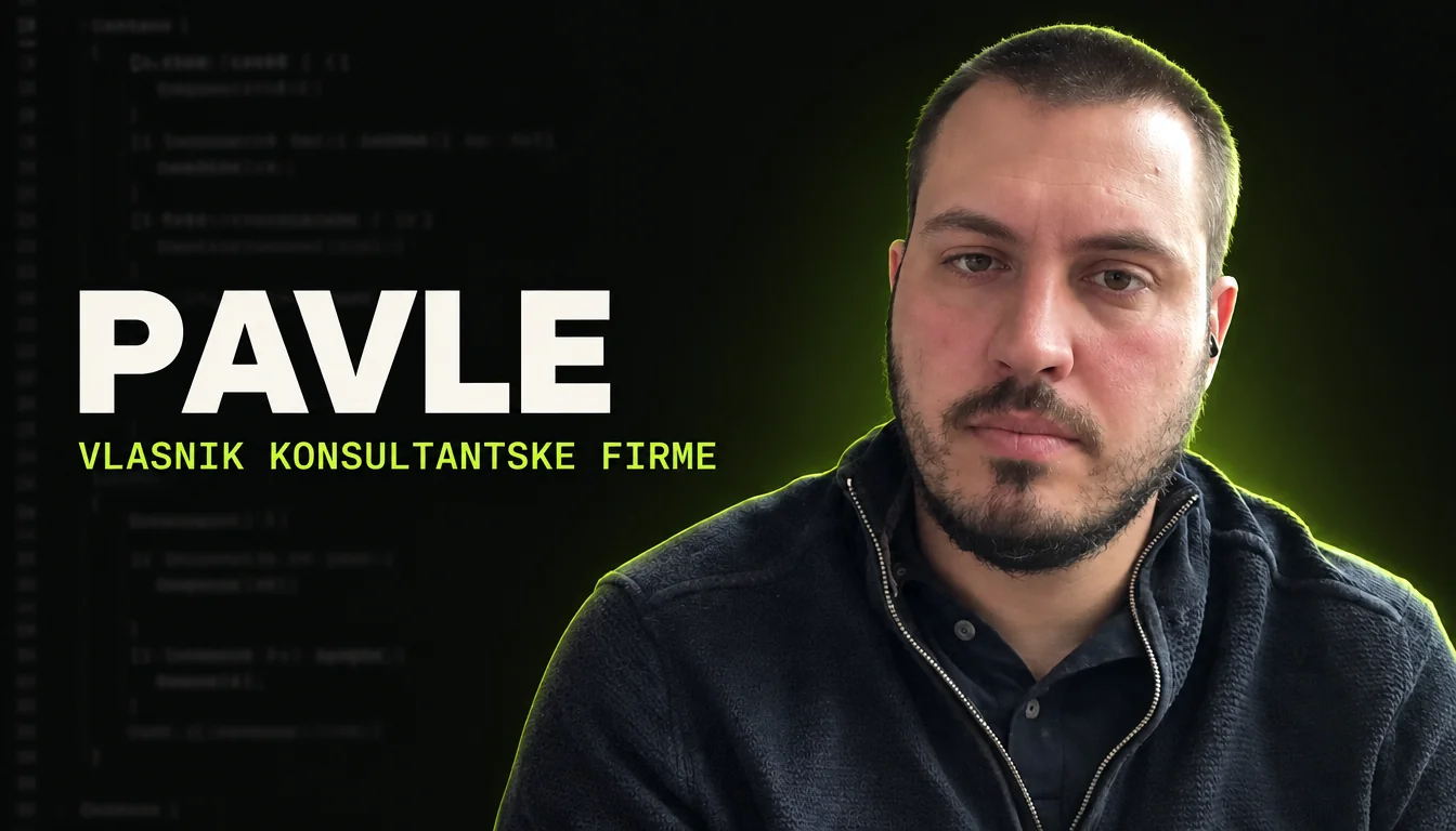 Pavle, vlasnik konsultantske firme
